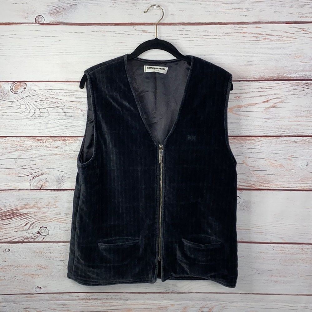 Sonia Rykiel Valour Dark V Neck Vest